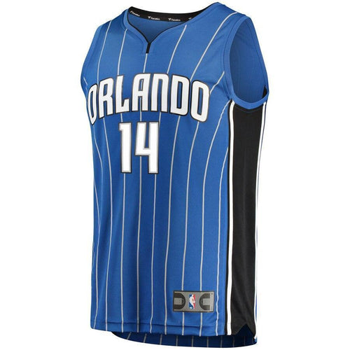 Men's Fanatics Branded DJ Augustin Blue Orlando Magic Fast Break Replica Player Jersey  Icon Edition  Blue
