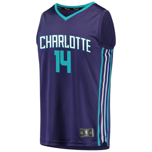 Men's Fanatics Branded Michael KiddGilchrist Purple Charlotte Hornets Fast Break Replica Player Jersey  Statement Edition  Purple