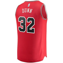 Load image into Gallery viewer, Men&#39;s Fanatics Branded Kris Dunn Red Chicago Bulls Fast Break Road Replica Player Jersey  Icon Edition  Red