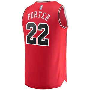 Men's Fanatics Branded Otto Porter Red Chicago Bulls Fast Break Replica Jersey – Icon Edition  Red