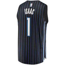 Load image into Gallery viewer, Men&#39;s Fanatics Branded Jonathan Isaac Black Orlando Magic Fast Break Replica Player Jersey  Statement Edition  Black
