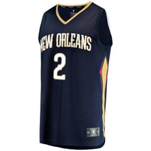 Load image into Gallery viewer, Men&#39;s Fanatics Branded Ian Clark Navy New Orleans Pelicans Fast Break Replica Player Jersey  Icon Edition  Navy