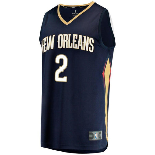 Men's Fanatics Branded Ian Clark Navy New Orleans Pelicans Fast Break Replica Player Jersey  Icon Edition  Navy