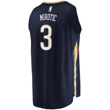 Load image into Gallery viewer, Men&#39;s Fanatics Branded Nikola Mirotic Navy New Orleans Pelicans Fast Break Player Jersey  Icon Edition  Navy