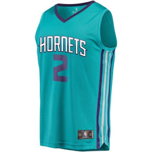 Load image into Gallery viewer, Youth Fanatics Branded Marvin Williams Teal Charlotte Hornets Fast Break Player Jersey  Icon Edition  Aqua