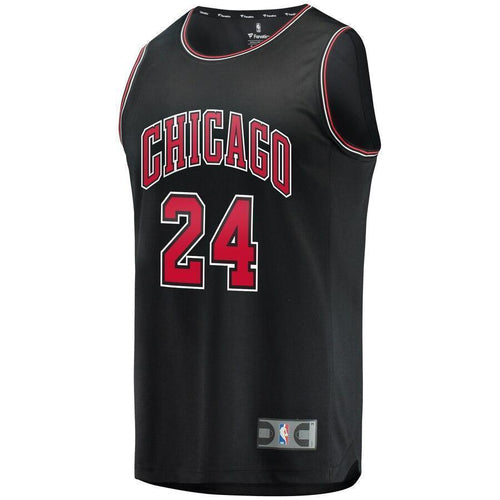Men's Fanatics Branded Lauri Markkanen Black Chicago Bulls Fast Break Replica Jersey  Statement Edition  Black