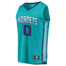 Load image into Gallery viewer, Men&#39;s Fanatics Branded Miles Bridges Teal Charlotte Hornets  NBA Draft First Round Pick Fast Break Replica Jersey – Icon Edition  Aqua